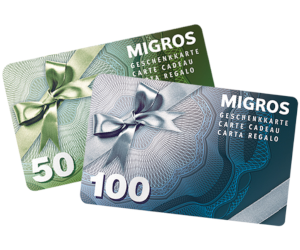 Verlosung: Migros-Geschenkkarten
