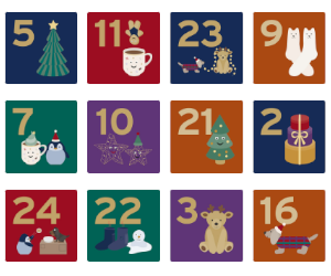 Tchibo Adventskalender: Rabatte und Gewinne entdecken