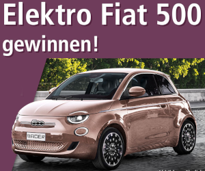 Verlosung: Neuwagen Fiat 500 Elektroauto gewinnen