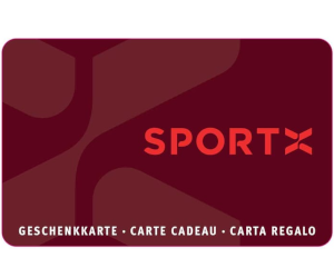 Gewinnspiel: CHF 100.- SportX-Geschenkkarten gewinnen