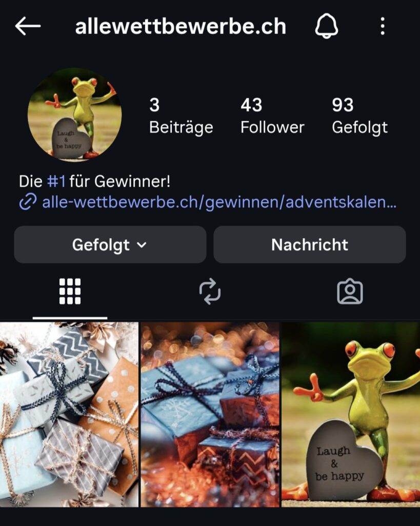 Adventskalender auf Instagram: die Anleitung zum gewinnen