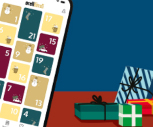 Orell Füssli Adventskalender in der App und auf Instagram: Entdecke die Tagesgewinne!