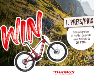 Gewinnspiel: Thömus Lightrider E-Bike, Mammut-Gutschein und Erlebnis gewinnen