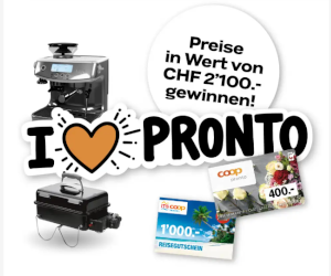 coop-pronto.ch Wettbewerb: 4 Traumgewinne